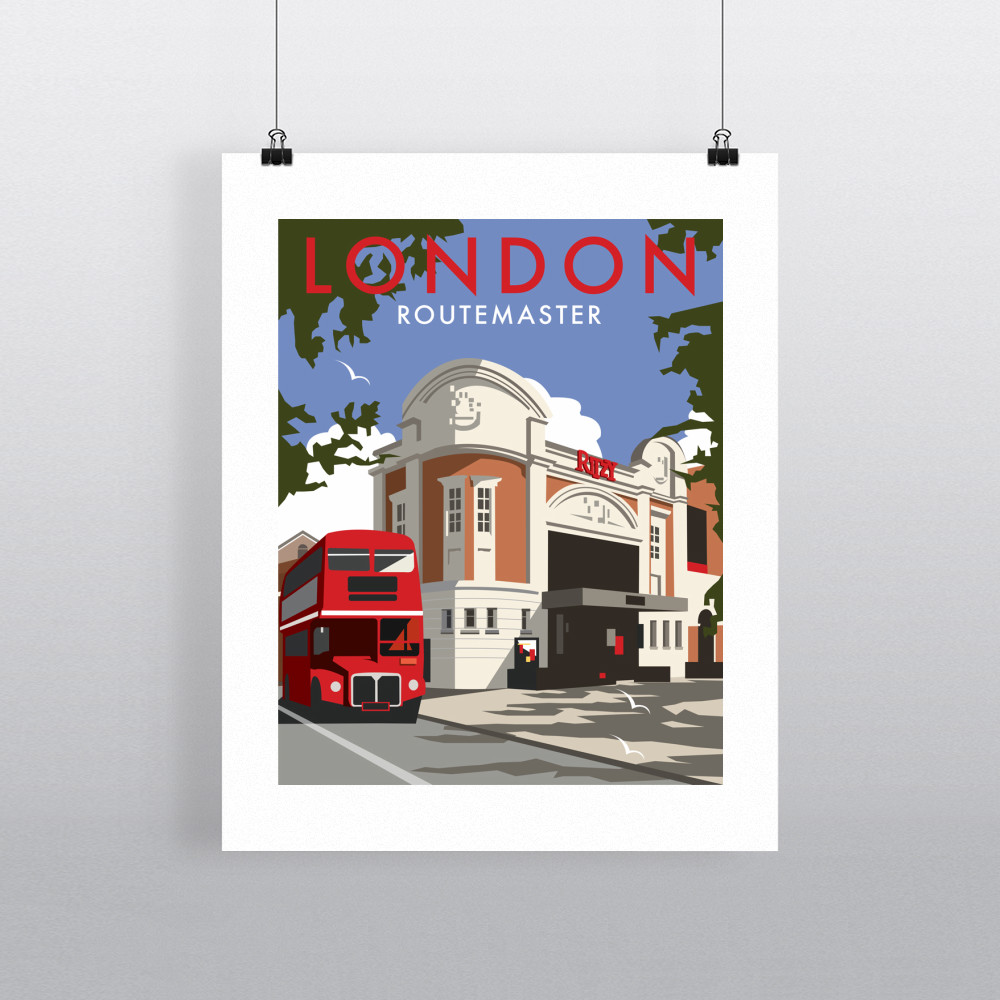 London Routemaster Ritzy Art Print London Routemaster Ritzy Art Print