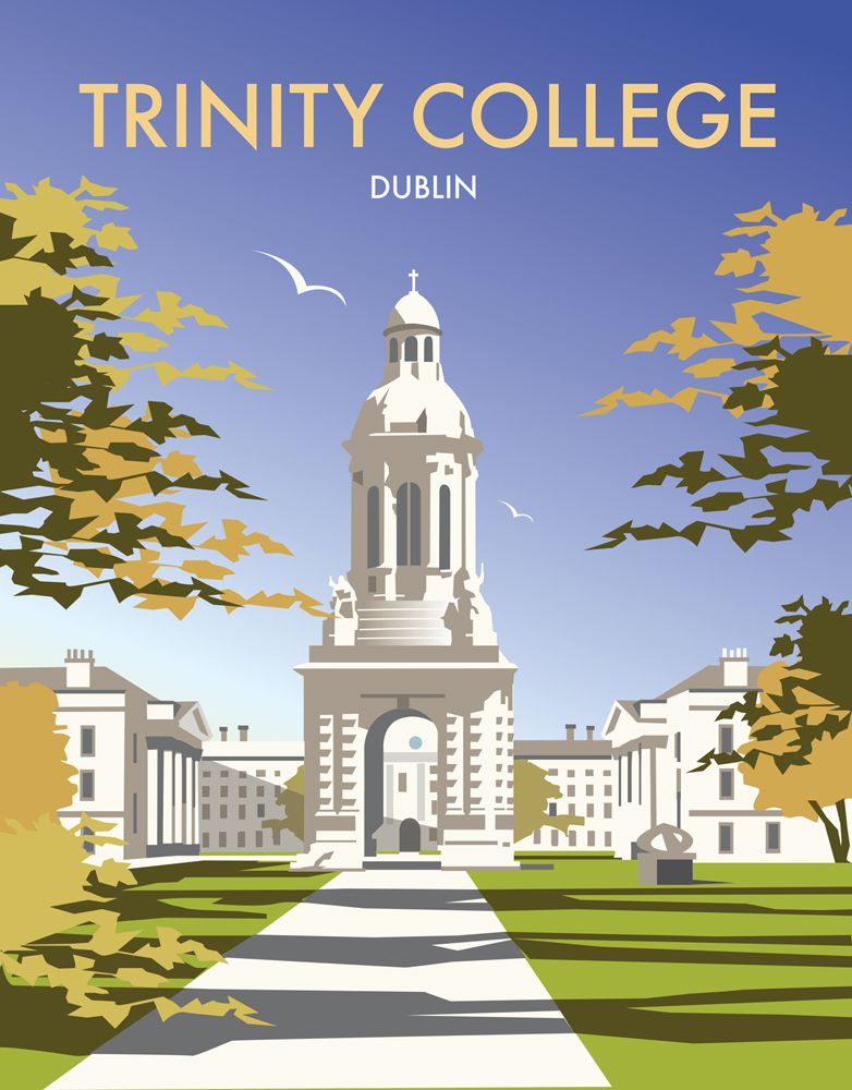 Trinity College Art Print Trinity College Art Print