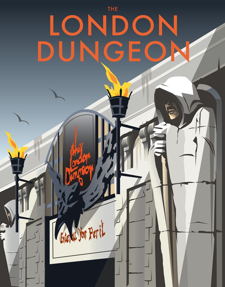 London Dungeon Art Print London Dungeon Art Print