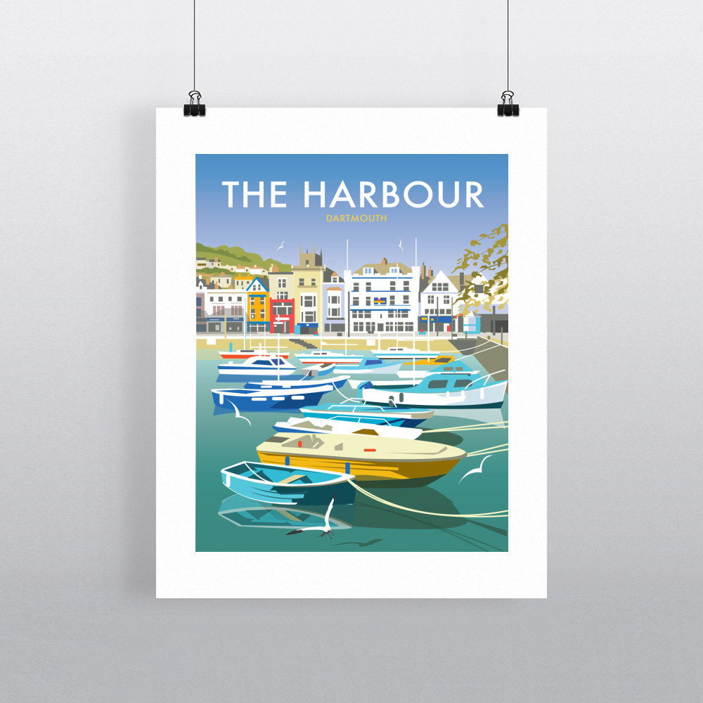 The Harbour Art Print The Harbour Art Print