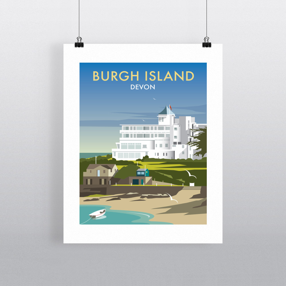 Burgh Island Art Print Burgh Island Art Print