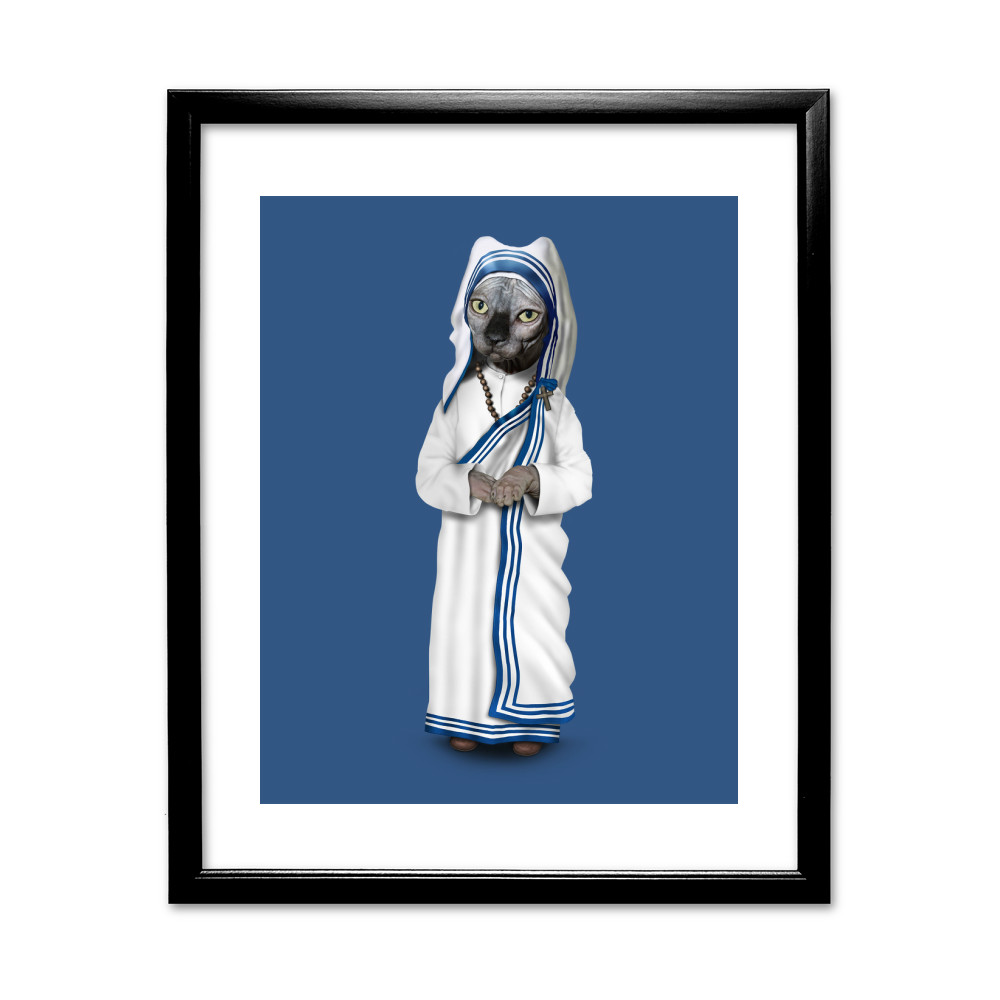 Calcutta Pets Rock 11' by 14' Black Framed Art Print Calcutta Pets Rock 11' by 14' Black Framed Art Print