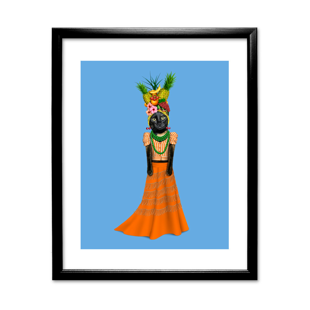 Fruit Pets Rock 11' by 14' Black Framed Art Print Fruit Pets Rock 11' by 14' Black Framed Art Print