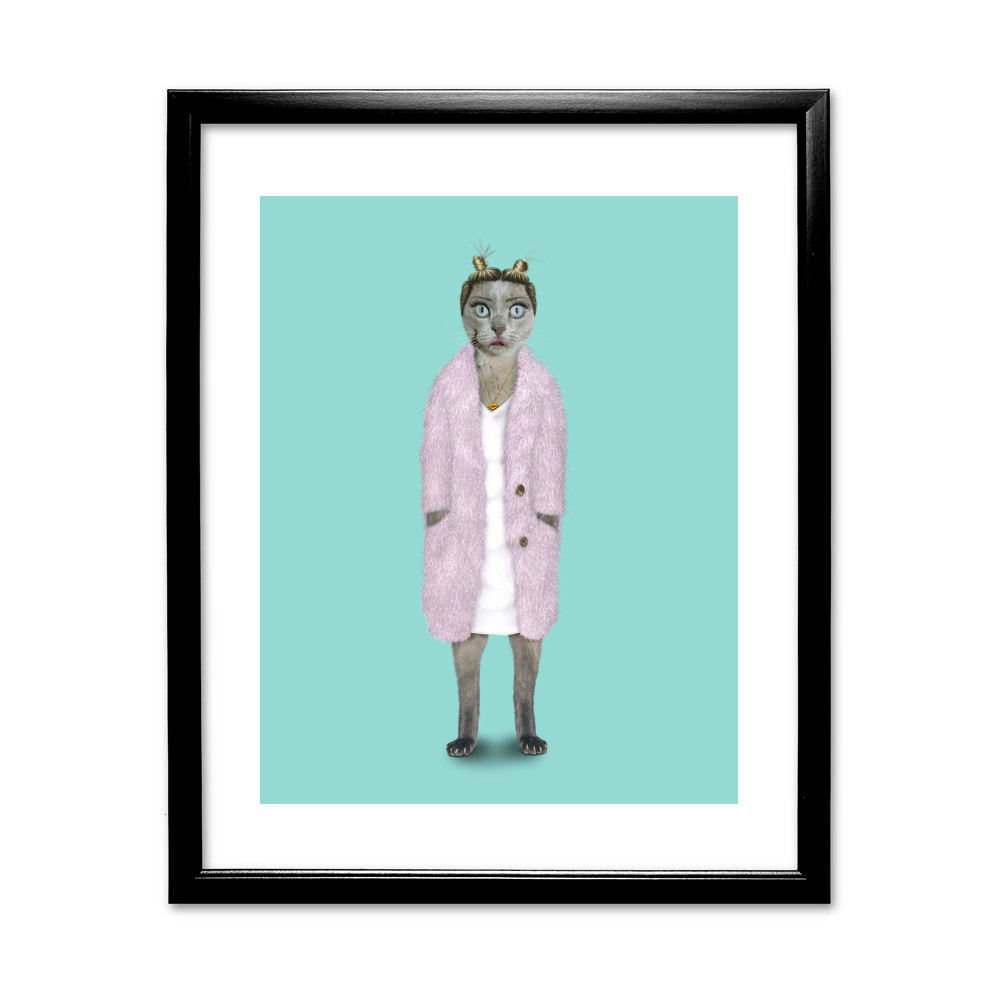 Twerk Pets Rock 11' by 14' Black Framed Art Print Twerk Pets Rock 11' by 14' Black Framed Art Print