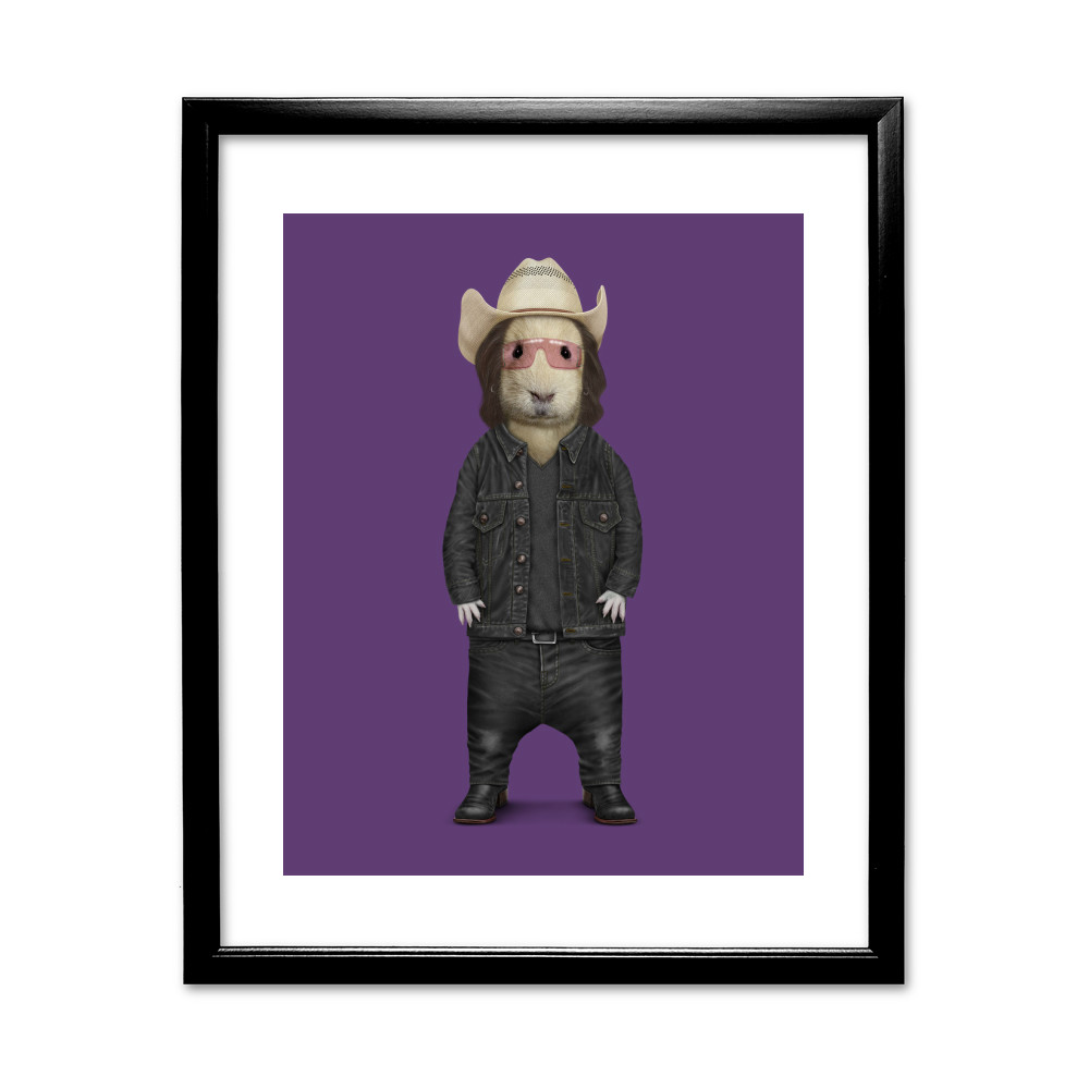 Savior Pets Rock 11' by 14' Black Framed Art Print Savior Pets Rock 11' by 14' Black Framed Art Print