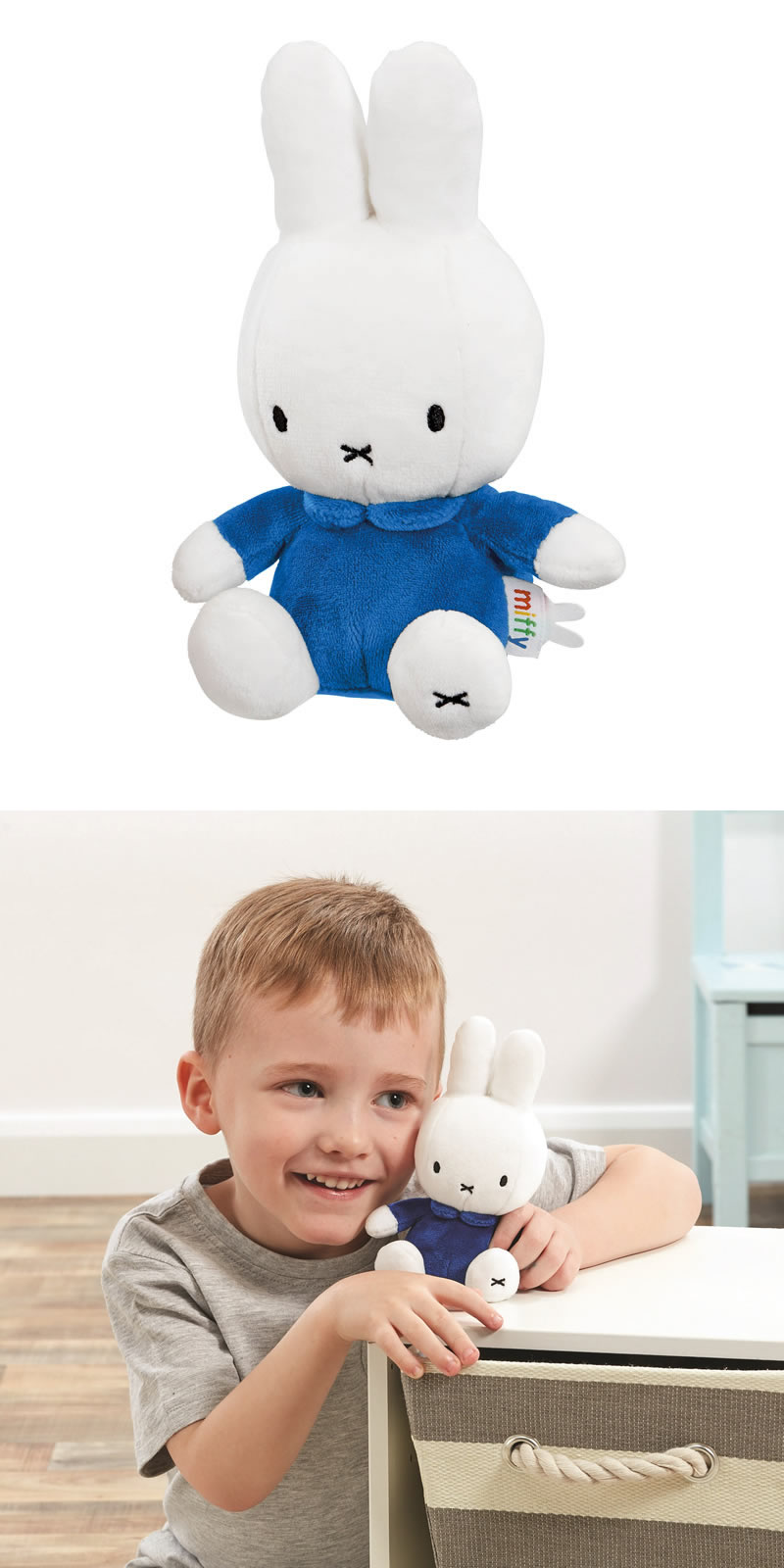 Miffy Blue Plush Miffy Blue Plush