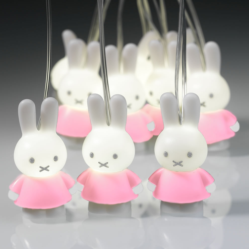 Miffy String 'Fairy' lights (Pink) Miffy String 'Fairy' lights (Pink)