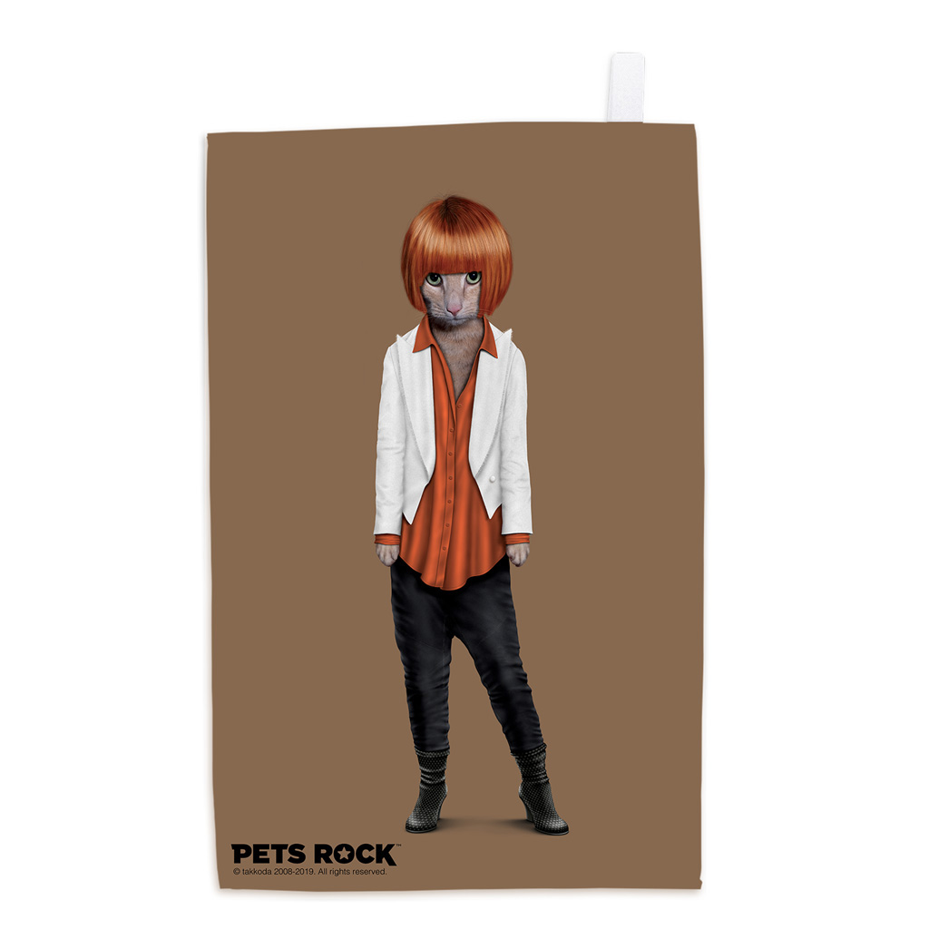 Mary Pets Rock Tea Towel Mary Pets Rock Tea Towel