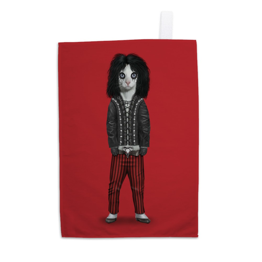 Shock Rock Pets Rock Tea Towel Shock Rock Pets Rock Tea Towel