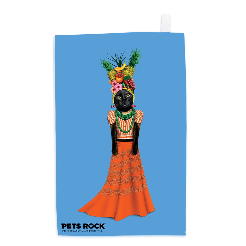 Fruit Pets Rock Tea Towel Fruit Pets Rock Tea Towel