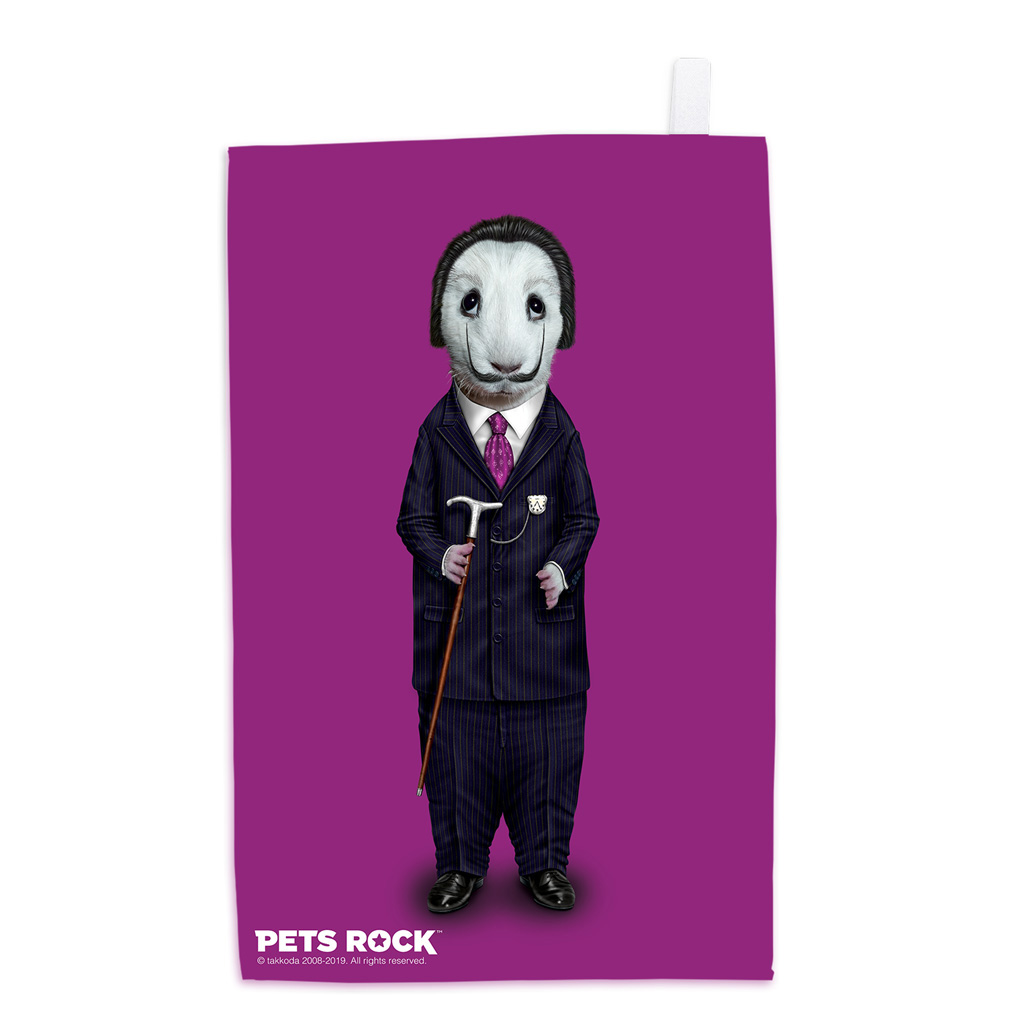Surreal Pets Rock Tea Towel Surreal Pets Rock Tea Towel