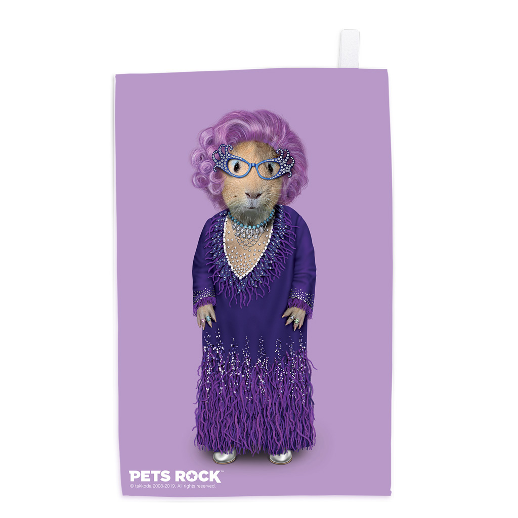 Possum Pets Rock Tea Towel Possum Pets Rock Tea Towel