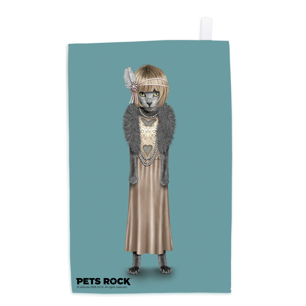 Daisy Pets Rock Tea Towel Daisy Pets Rock Tea Towel
