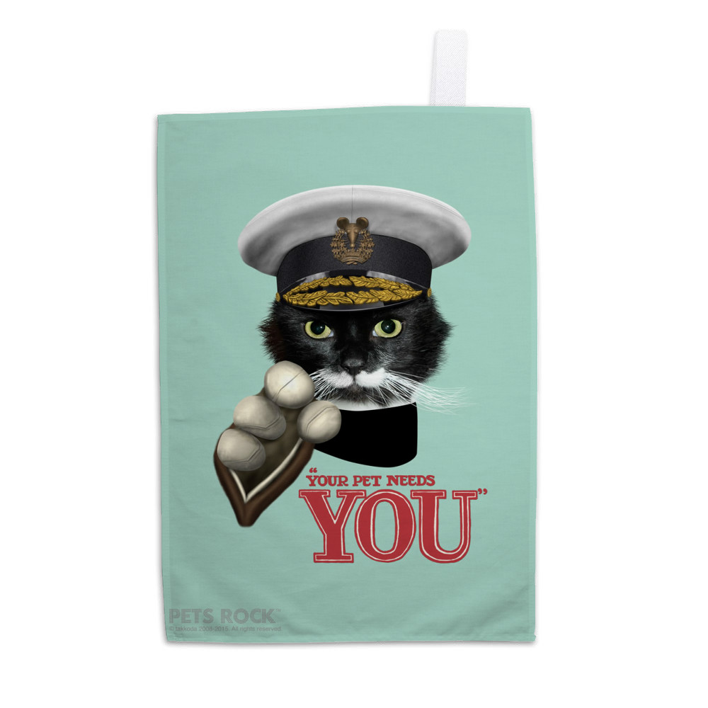 Kitchener Pets Rock Tea Towel Kitchener Pets Rock Tea Towel