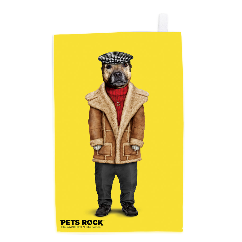 DogBoy Pets Rock Tea Towel DogBoy Pets Rock Tea Towel