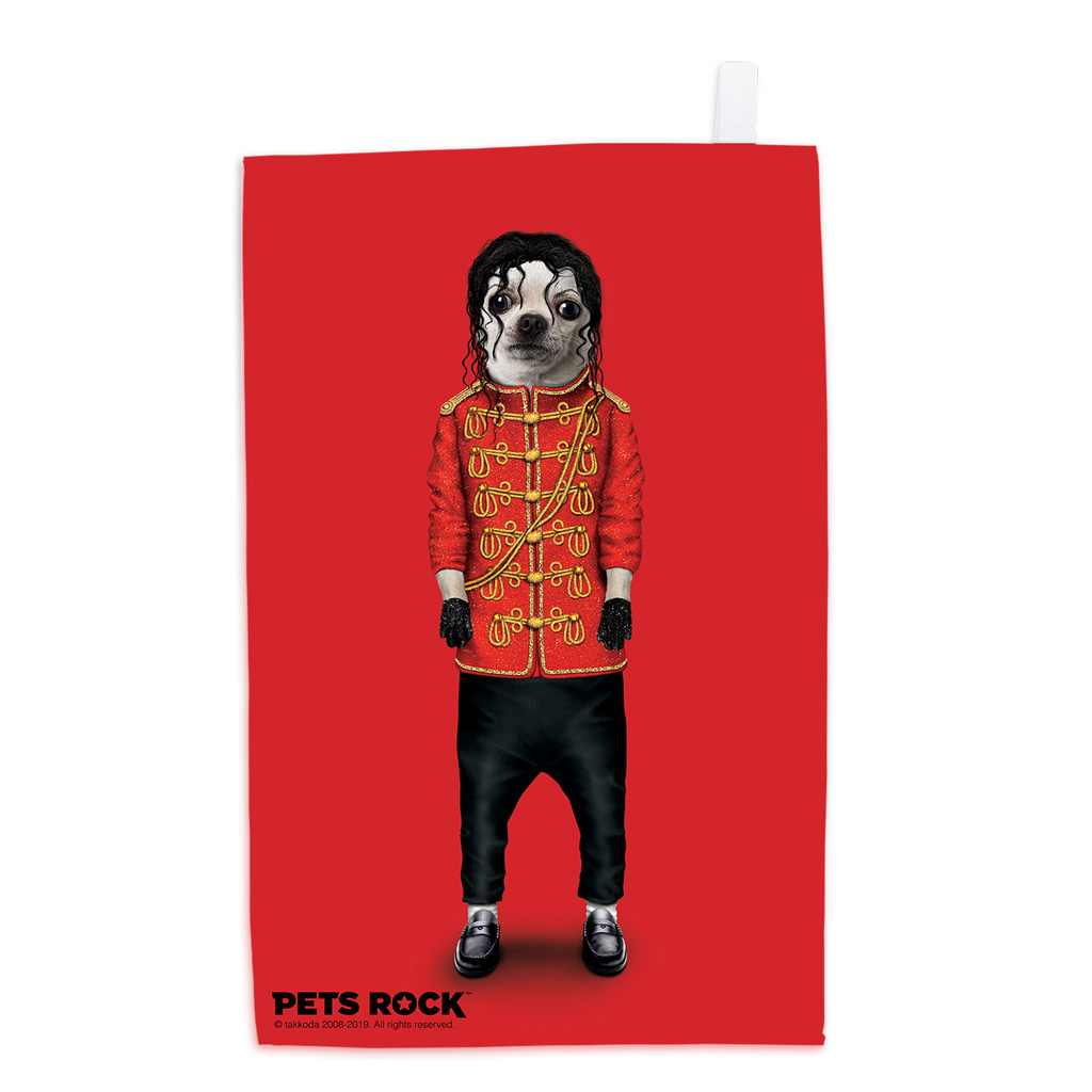 Pop Pets Rock Tea Towel Pop Pets Rock Tea Towel
