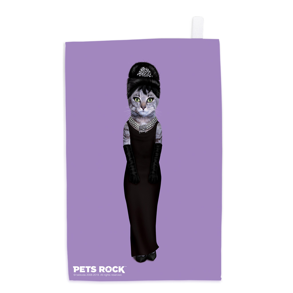 Breakfast Pets Rock Tea Towel Breakfast Pets Rock Tea Towel