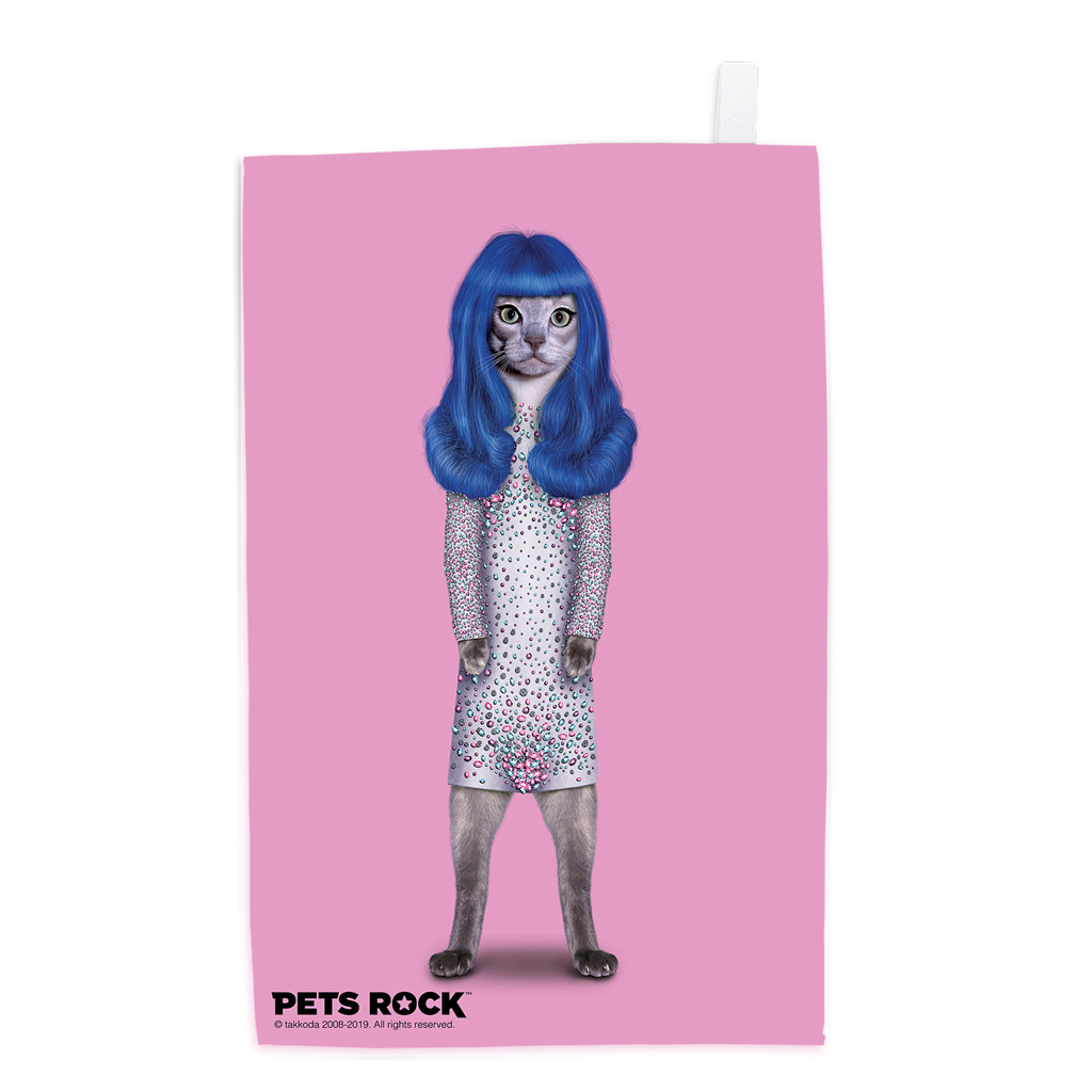 Gurl Pets Rock Tea Towel Gurl Pets Rock Tea Towel