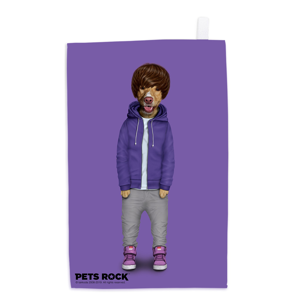 Teen Pets Rock Tea Towel Teen Pets Rock Tea Towel