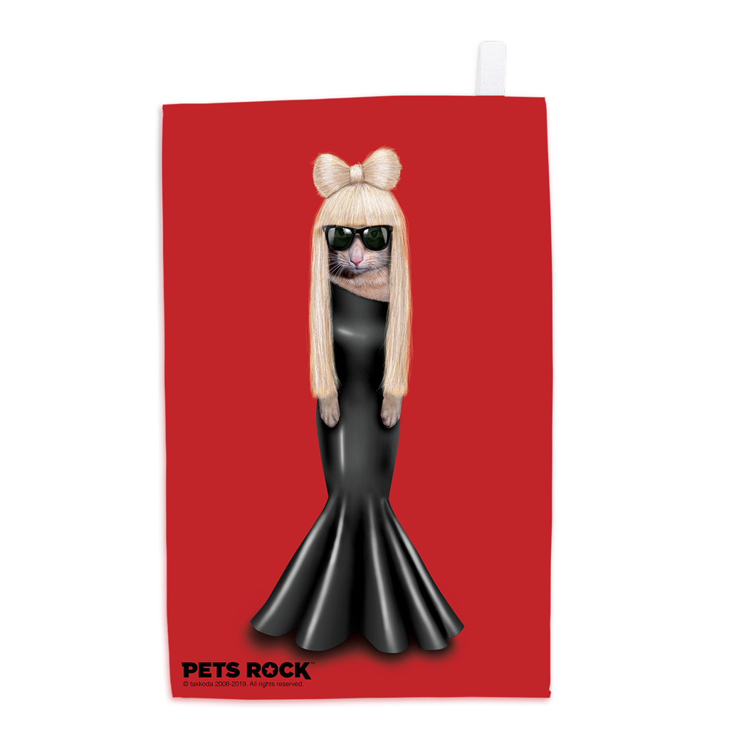GG Pets Rock Tea Towel GG Pets Rock Tea Towel