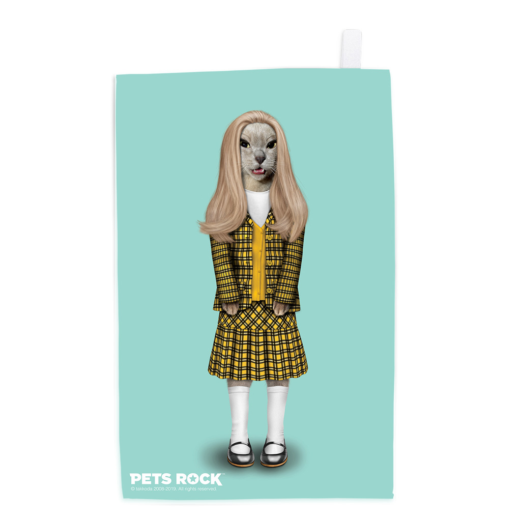 High School Pets Rock Tea Towel High School Pets Rock Tea Towel