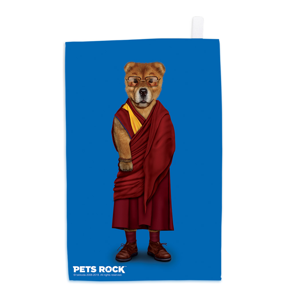 Tibet Pets Rock Tea Towel Tibet Pets Rock Tea Towel