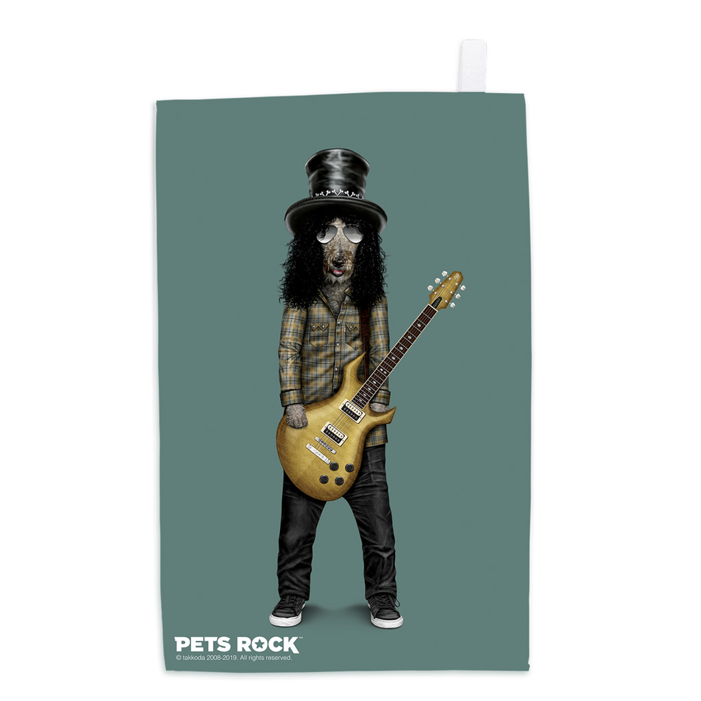 Gnash Pets Rock Tea Towel Gnash Pets Rock Tea Towel