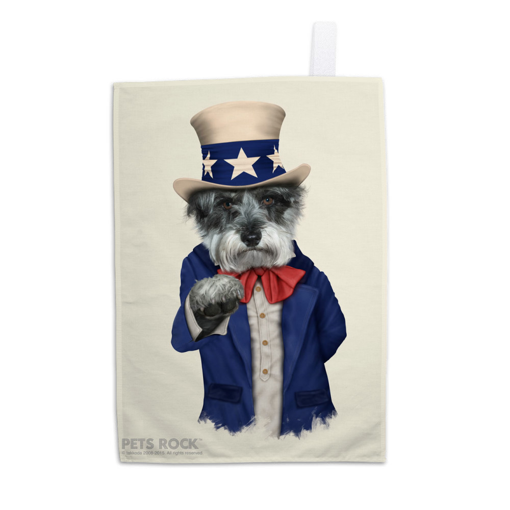 UncleSam Pets Rock Tea Towel UncleSam Pets Rock Tea Towel