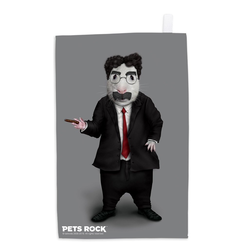 Vaudeville Pets Rock Tea Towel Vaudeville Pets Rock Tea Towel