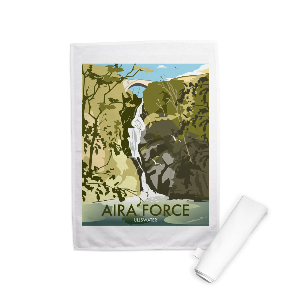 Aira Force, Lake District Tea Towel Aira Force, Lake District Tea Towel