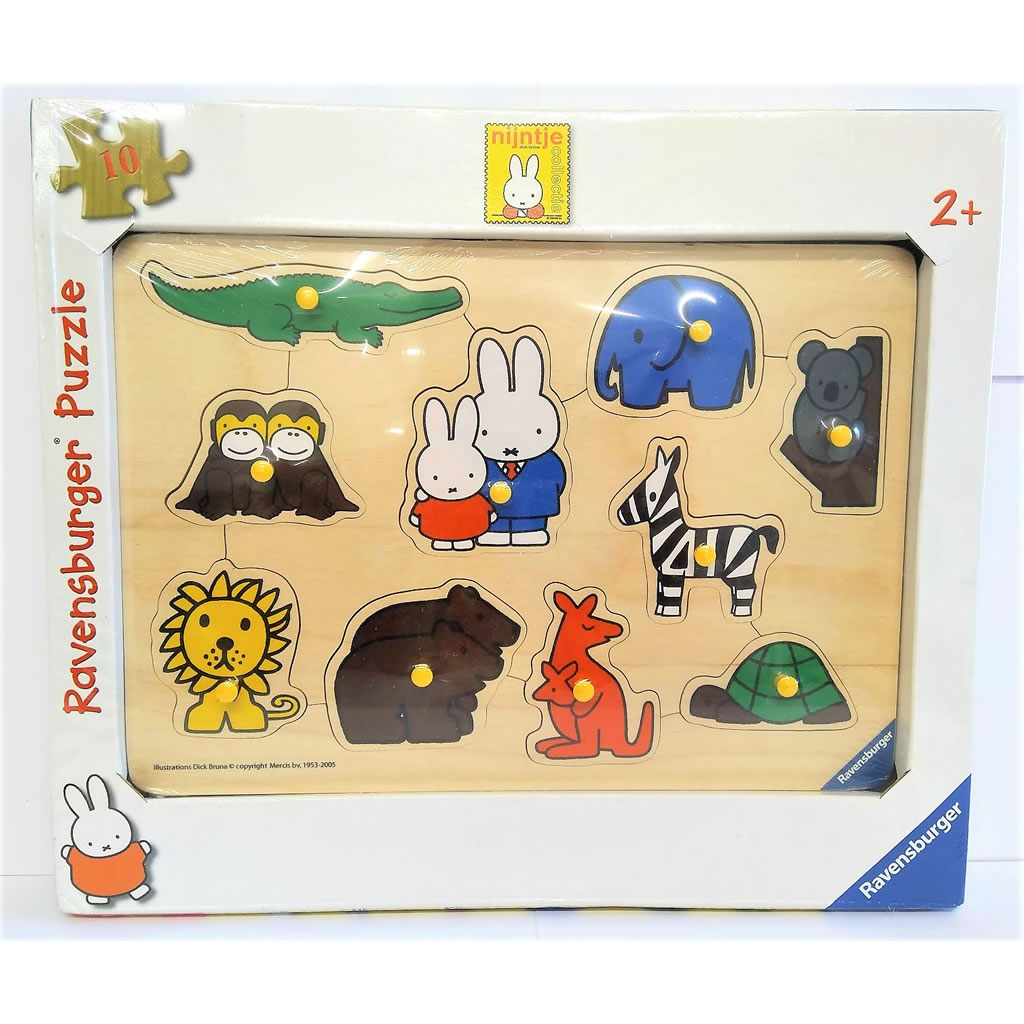 Miffy wooden 10 piece Ravensburger Puzzle Miffy wooden 10 piece Ravensburger Puzzle