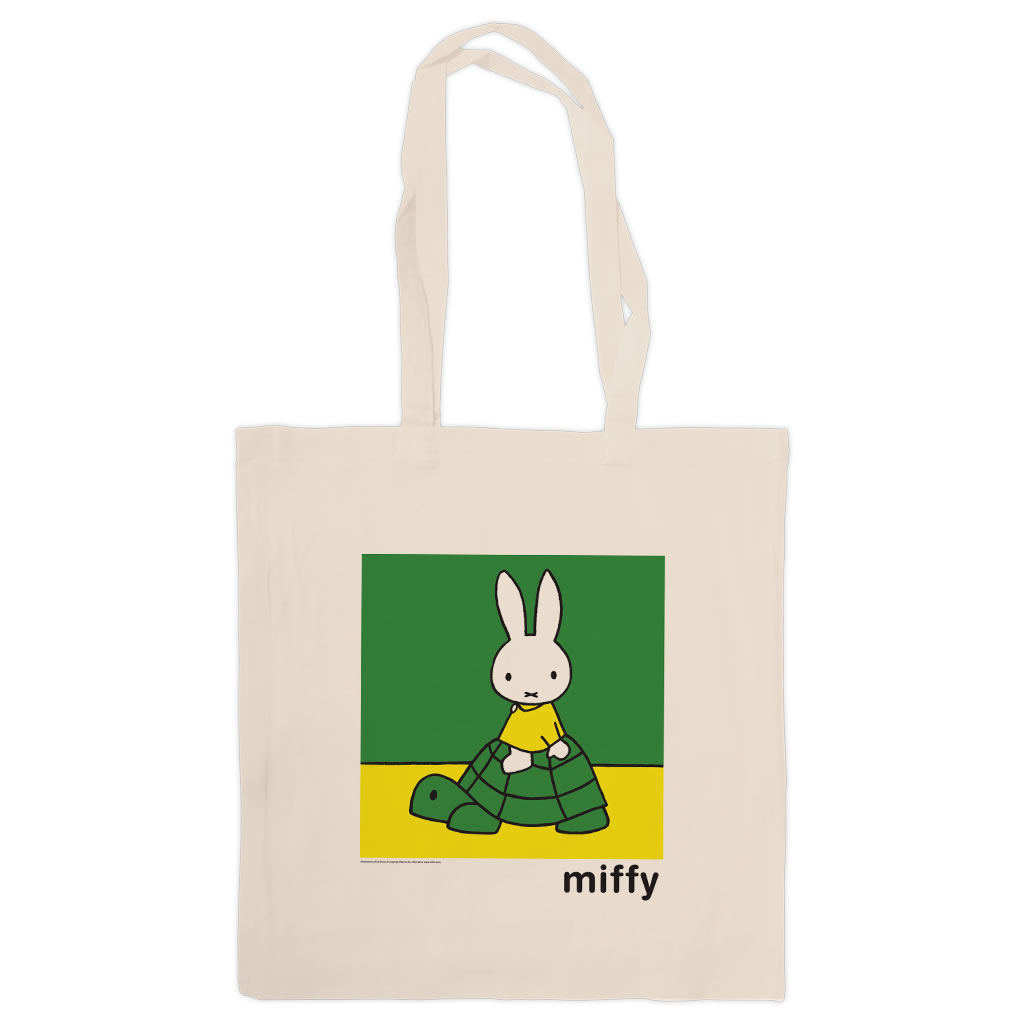miffy on a tortoise tote shopper bag miffy on a tortoise tote shopper bag