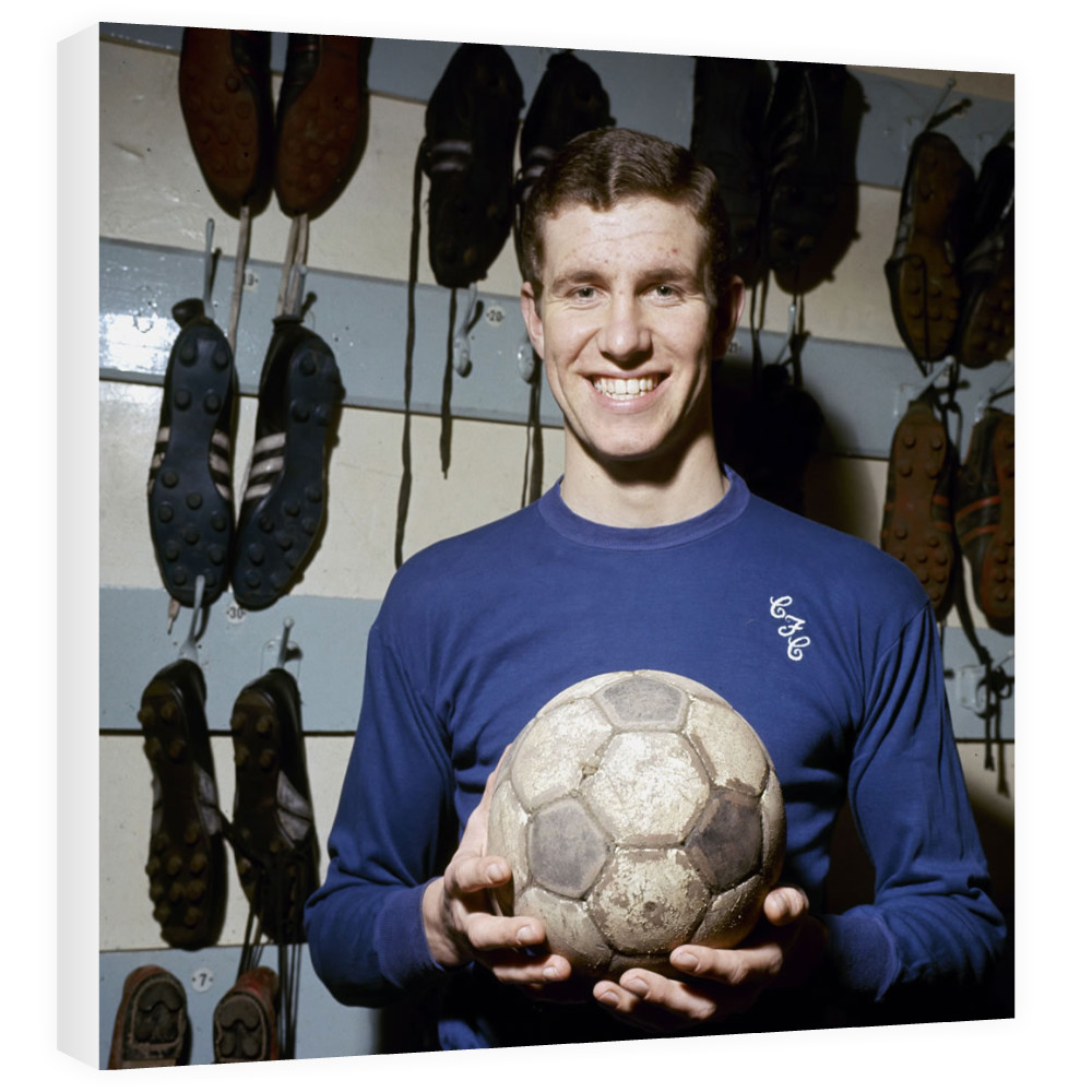 Chelsea footballer Peter Osgood in the.. Canvas - Vintage Photos ...
