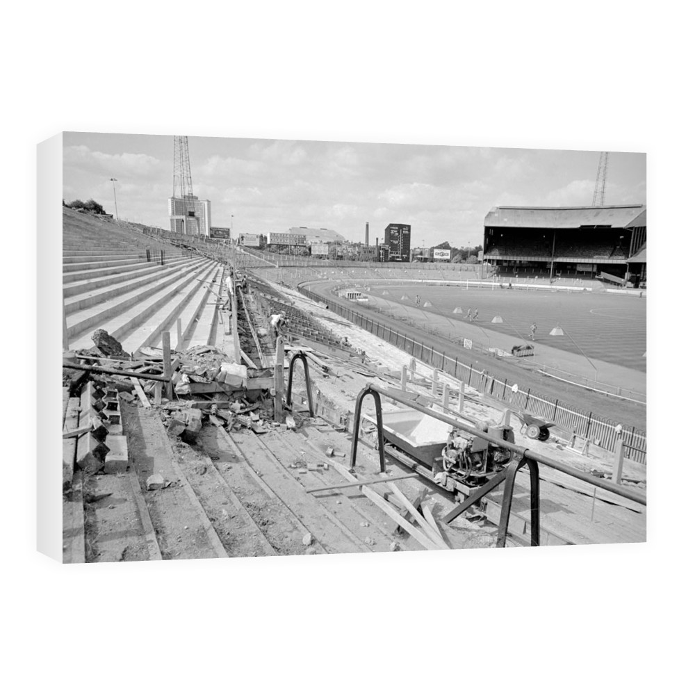 A view of the terraces on Stamford.. Canvas - Vintage Photos Online