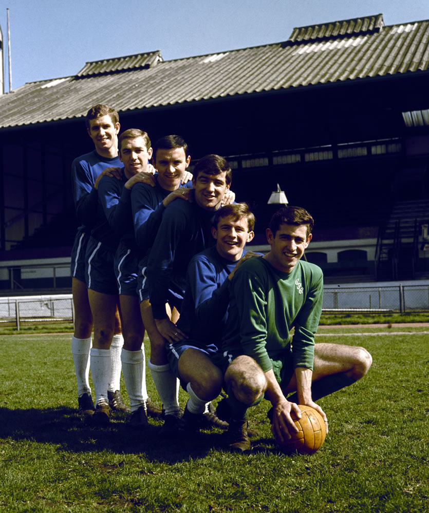 Chelsea footballers left to right:.. Art Print - Vintage Photos Online
