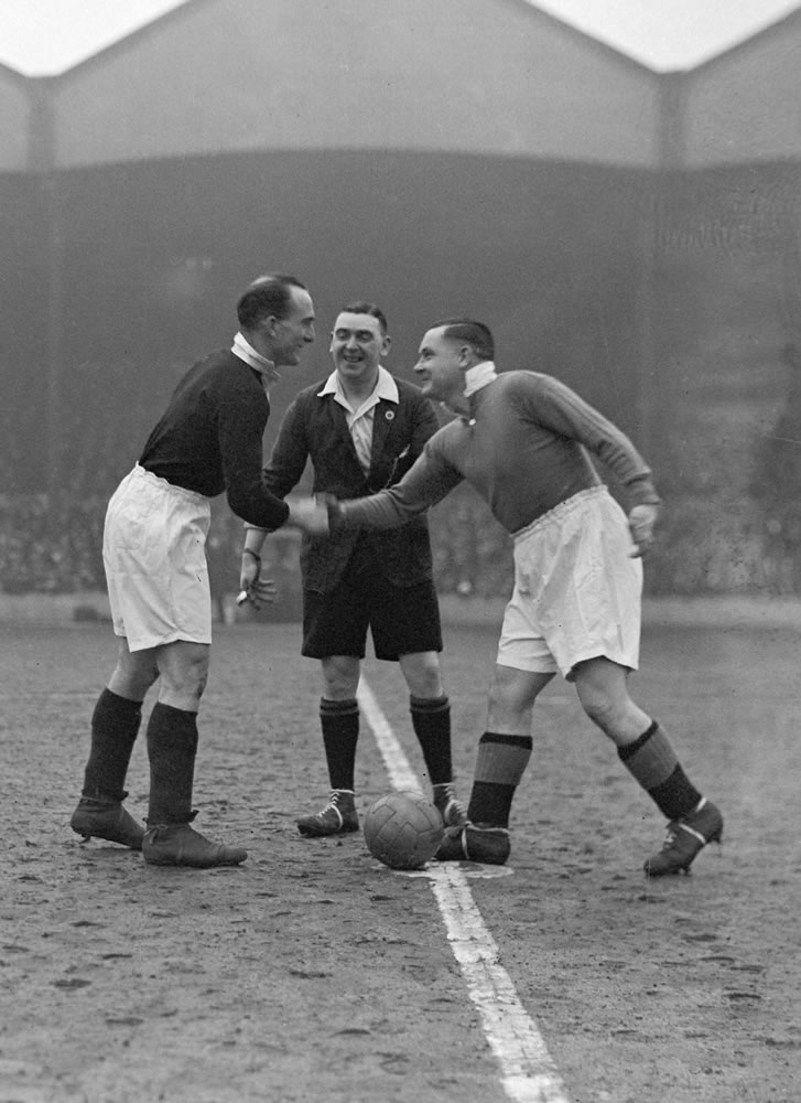 Arsenal v. Chelsea. Captains Andy.. Art Print