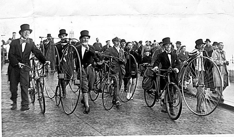 old time bicycles